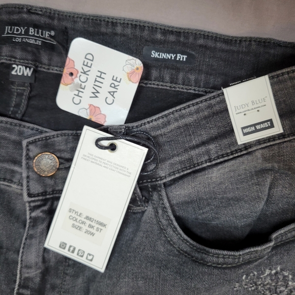 Judy Blue High Waist Skinny Jeans - Picture 8 of 9